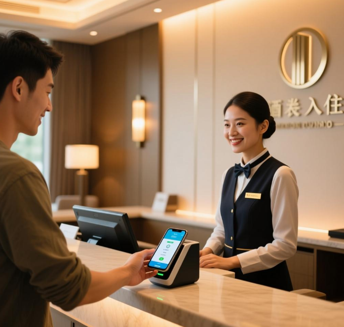 美团别样红碰一碰入住